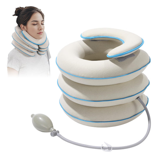 Neck Traction Device Adjustable Neck Stretcher for Neck Support