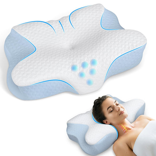 Memory Foam Pillow for Neck Head Shoulder Pain Relief